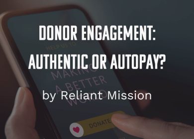 Donor Engagement: Authentic or Autopay?